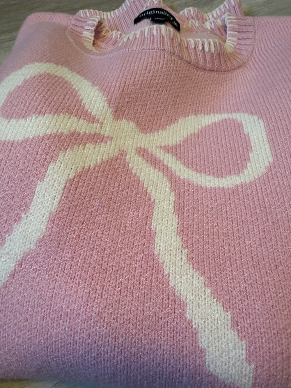 Pink Originality Sweater
